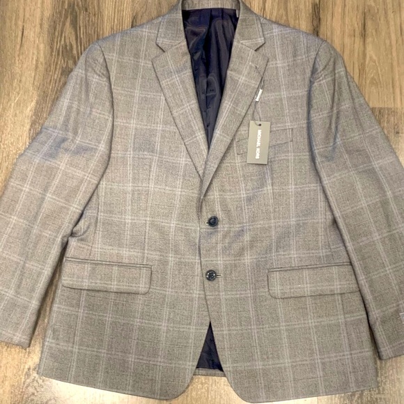 Michael Kors Other - Michael Kors Men's Ultra Flex Plaid Sport Coat 42S